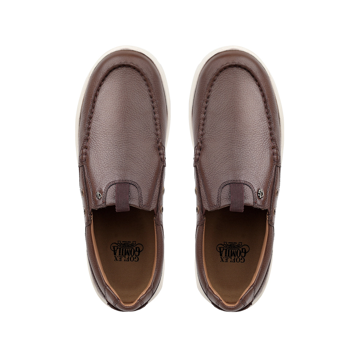 Jude - Men's Light Brown Milled Leather Sneaker
