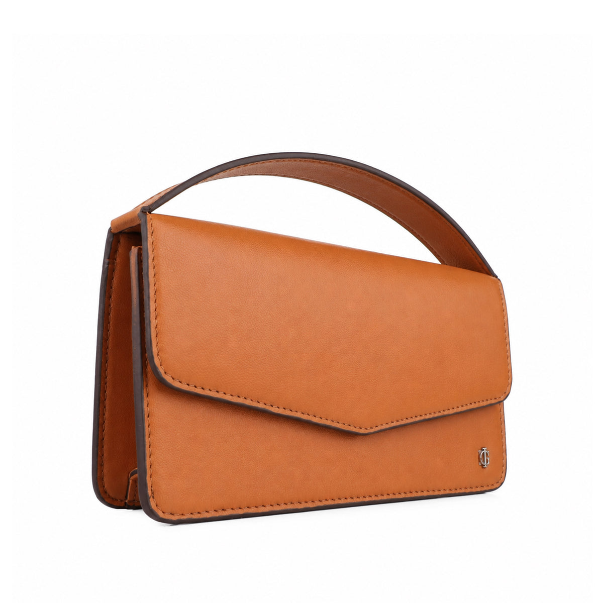 Victoria - Cognac Micro Hand Bag