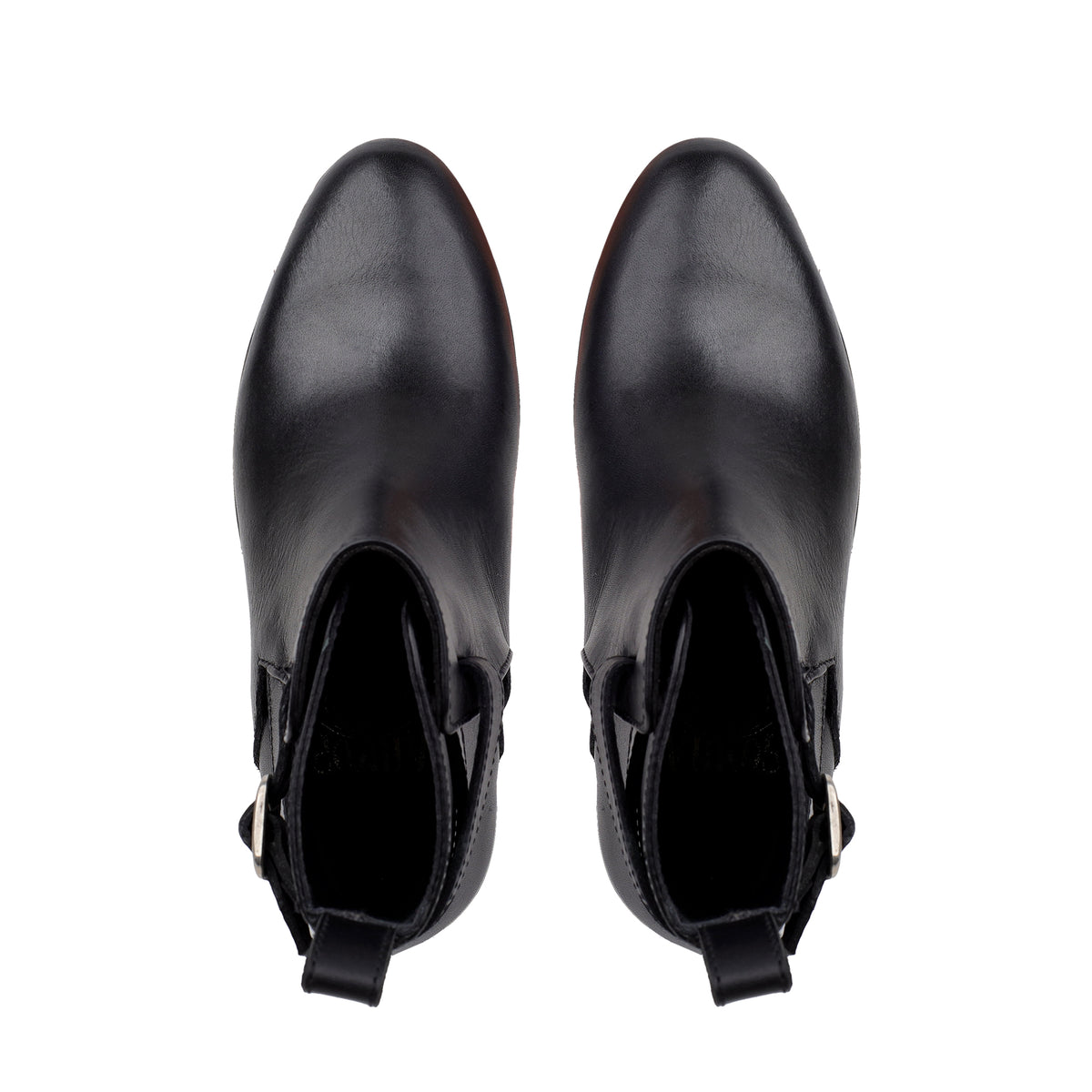 Joey - Children's Black Calf Leather Chelsea