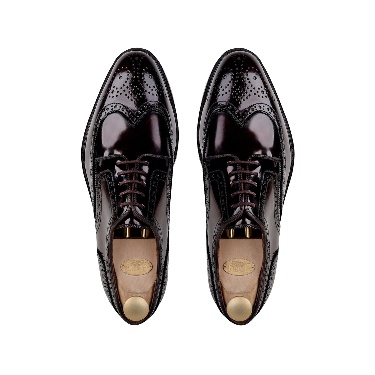 Arthur - Men's Burgundy Calf Leather Oxford Shoe