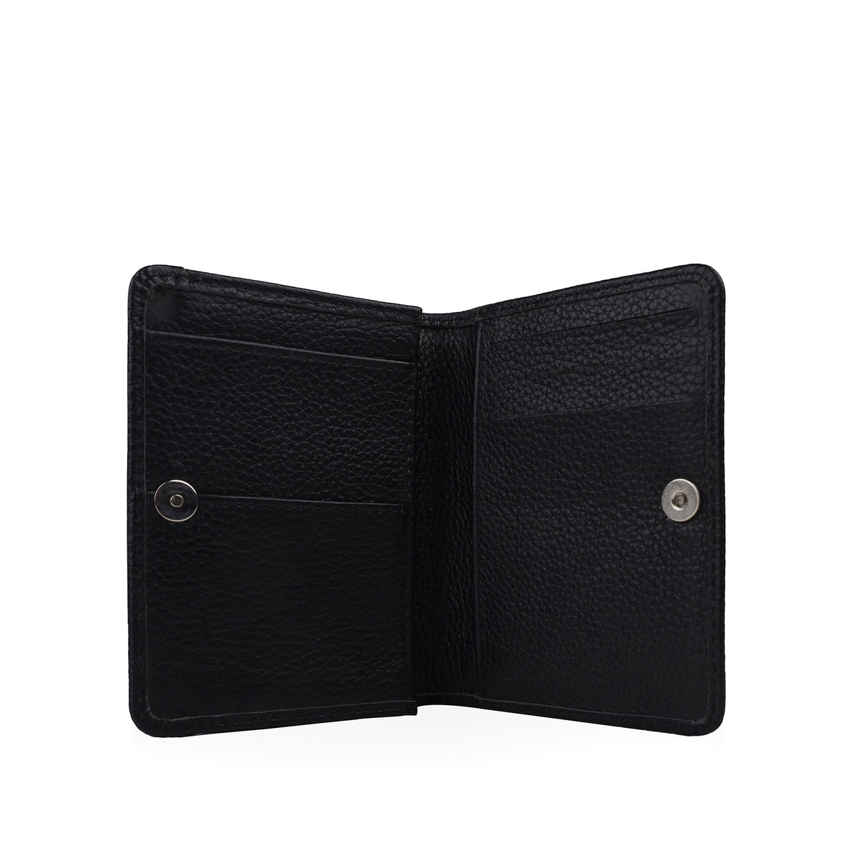 Luke - Black Pebble Grain Leather Card Holder