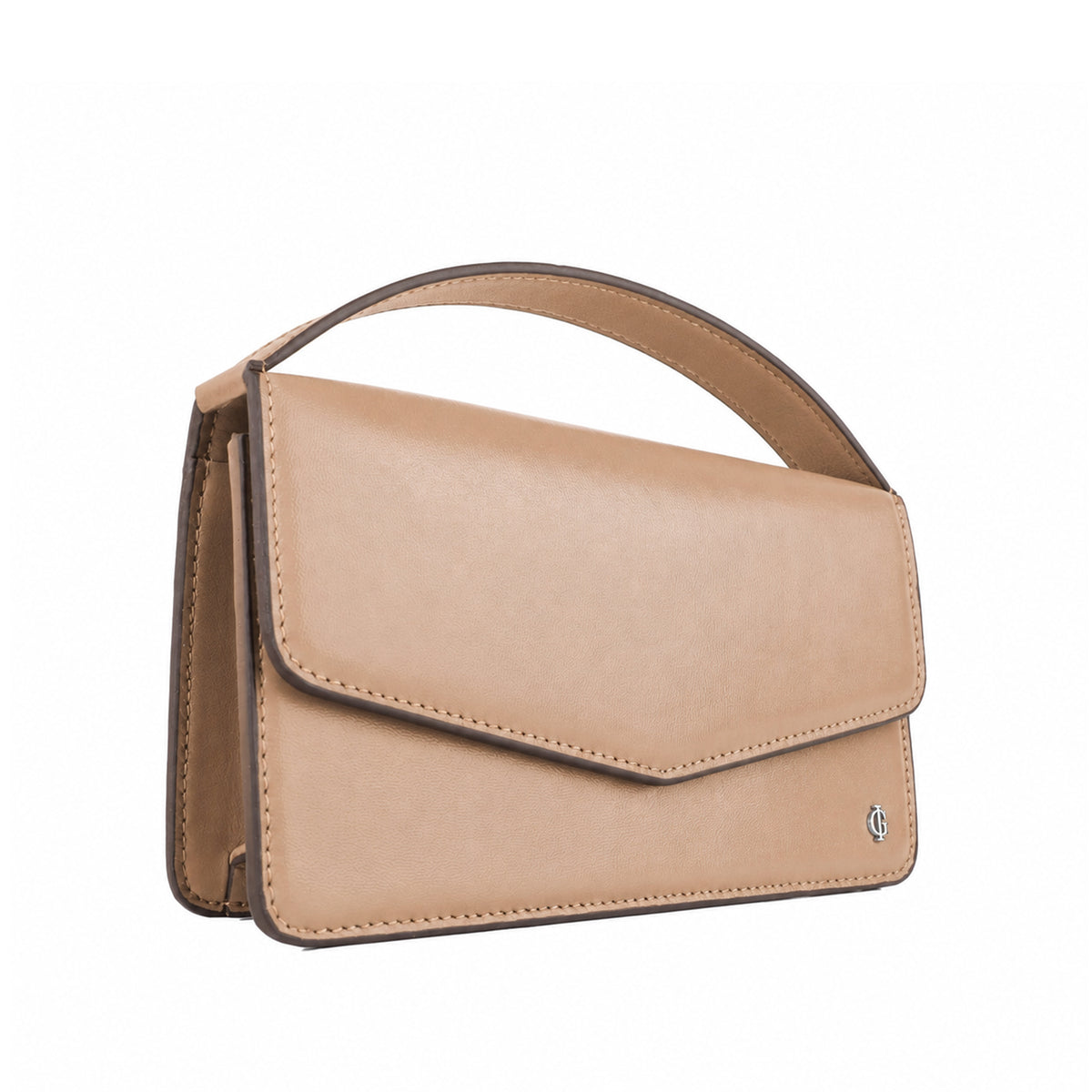 Victoria - Camel Brown Micro Hand Bag