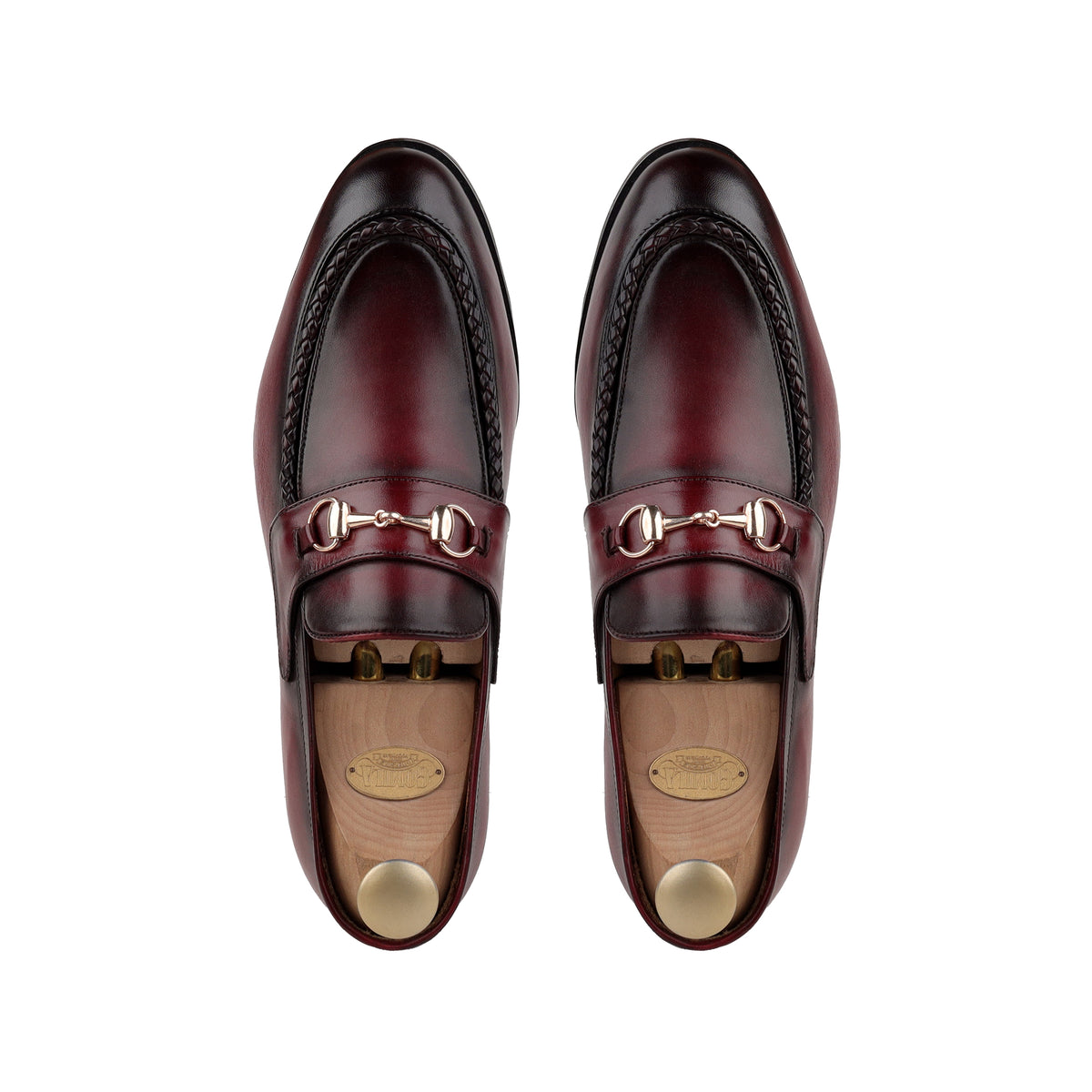 Eric - Men's Oxblood Calf Leather Loafer