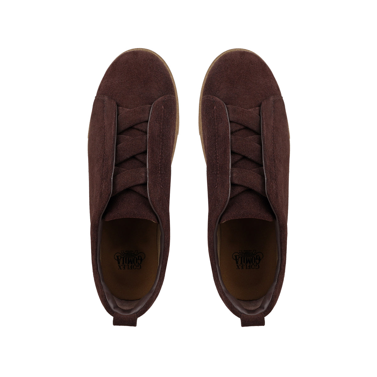 London - Men’s Chocolate Brown Suede Leather Sneaker