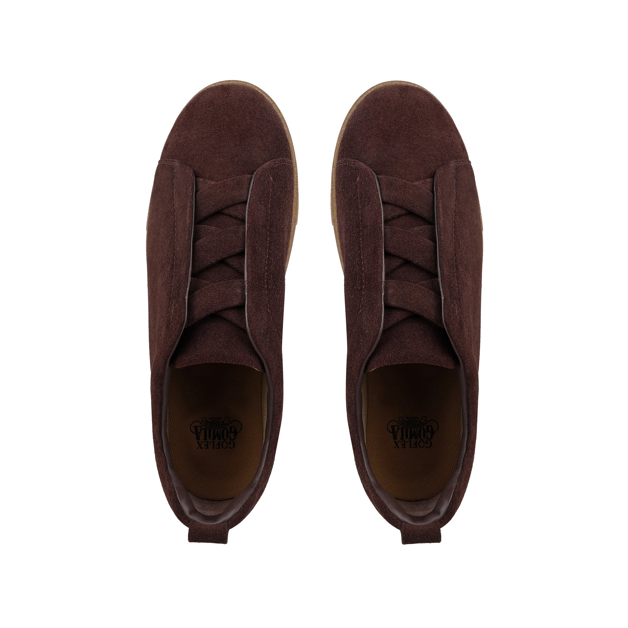London - Men’s Chocolate Brown Suede Leather Sneaker
