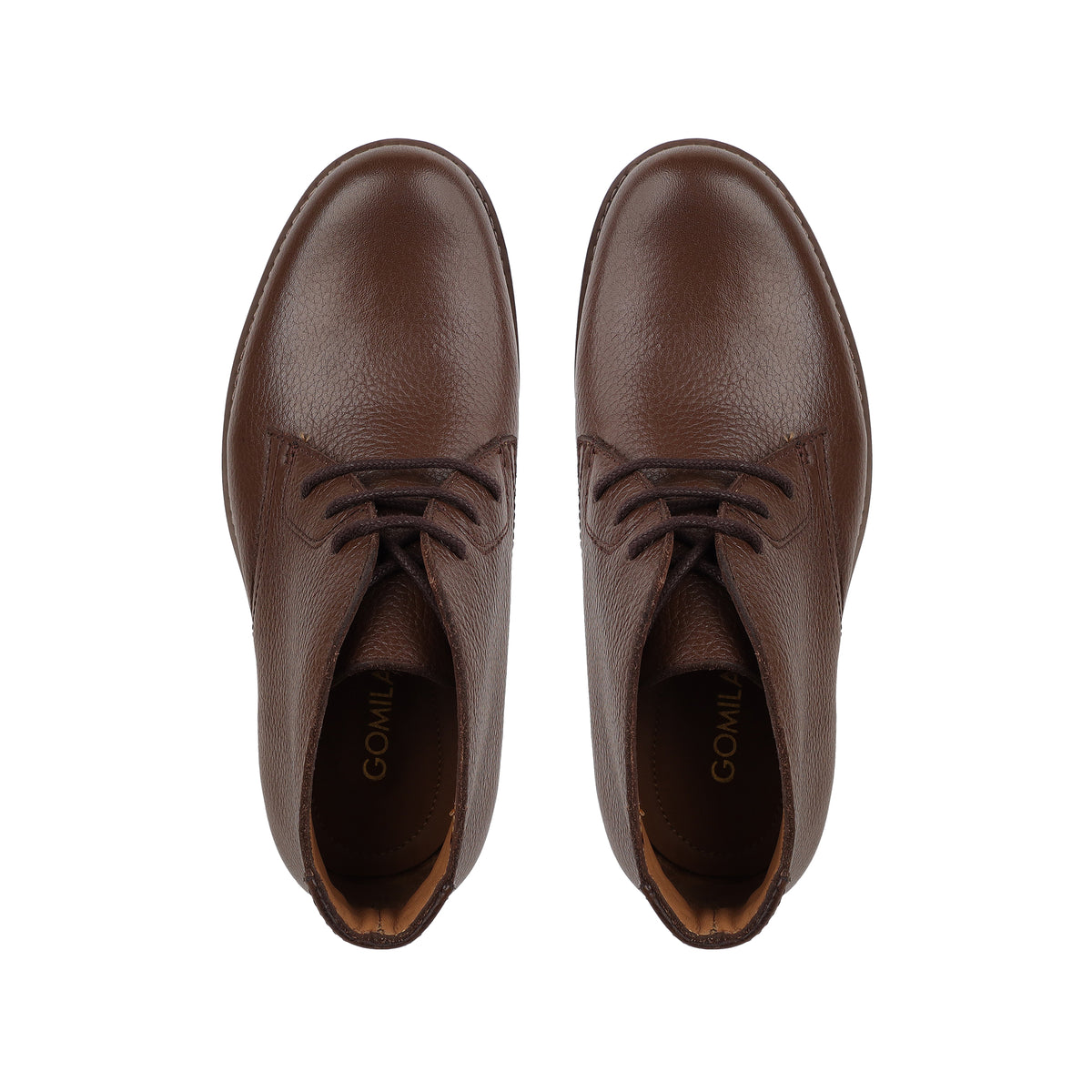 Jake - Children’s Light Brown Milled Leather Boot