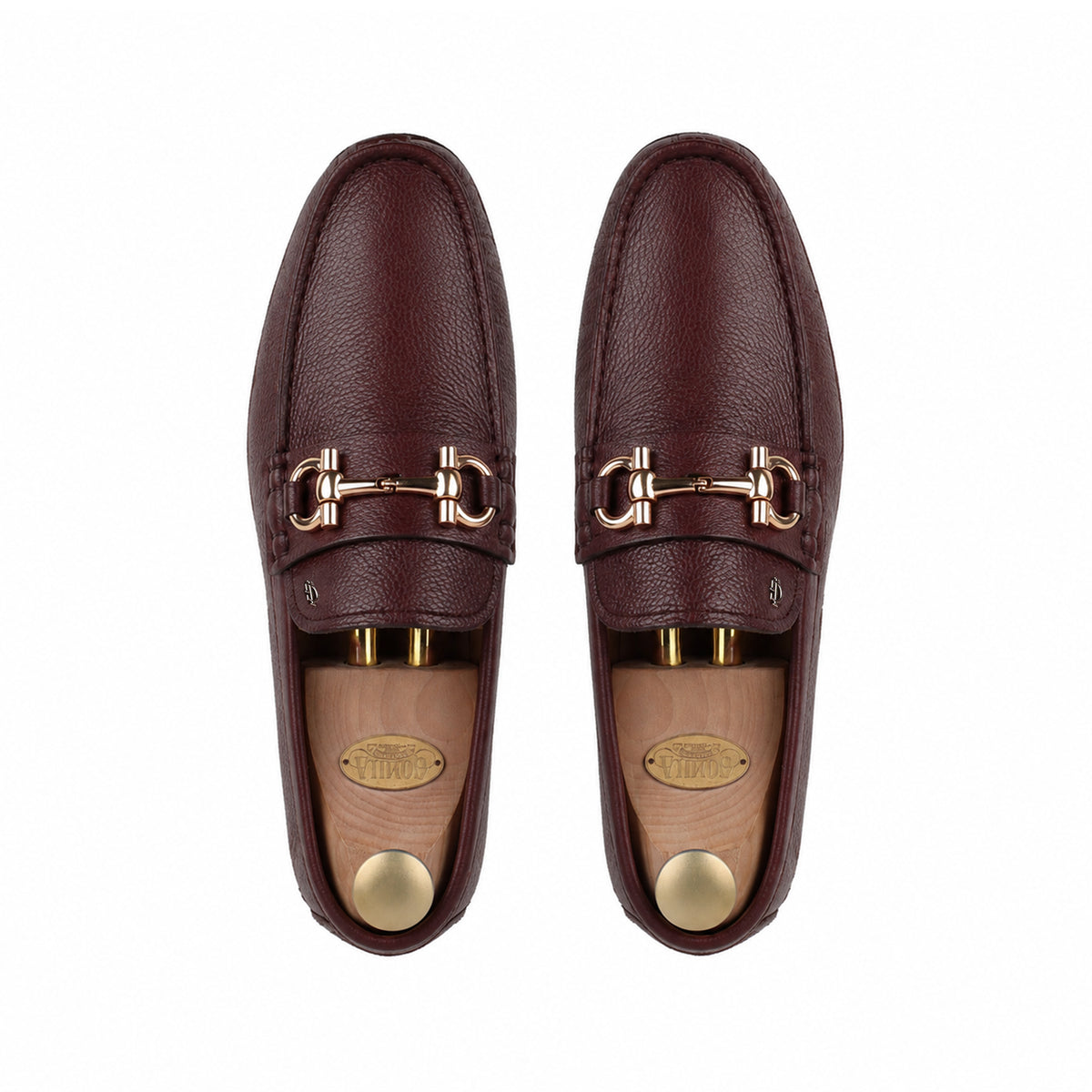 Tex - Men's Oxblood Milled Leather Driver Shoe