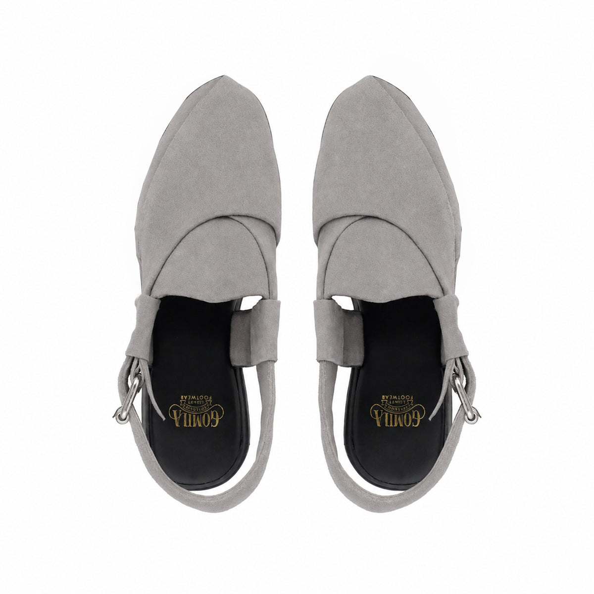 Mariano - Men's Steel Grey Suede Sandal