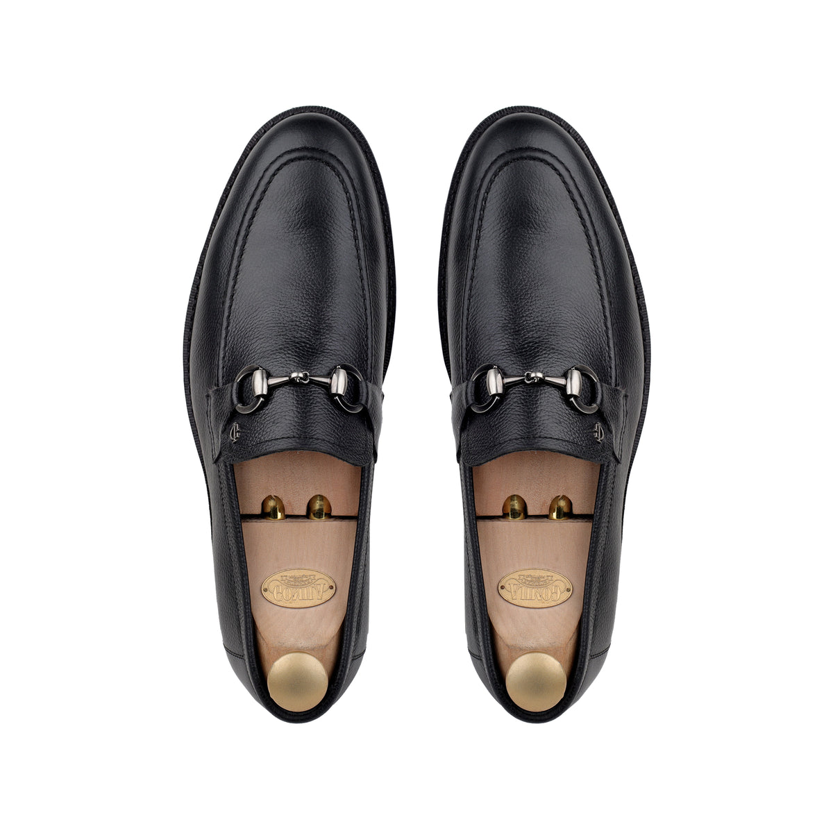 Bodie - Men's Black Milled Leather Casual