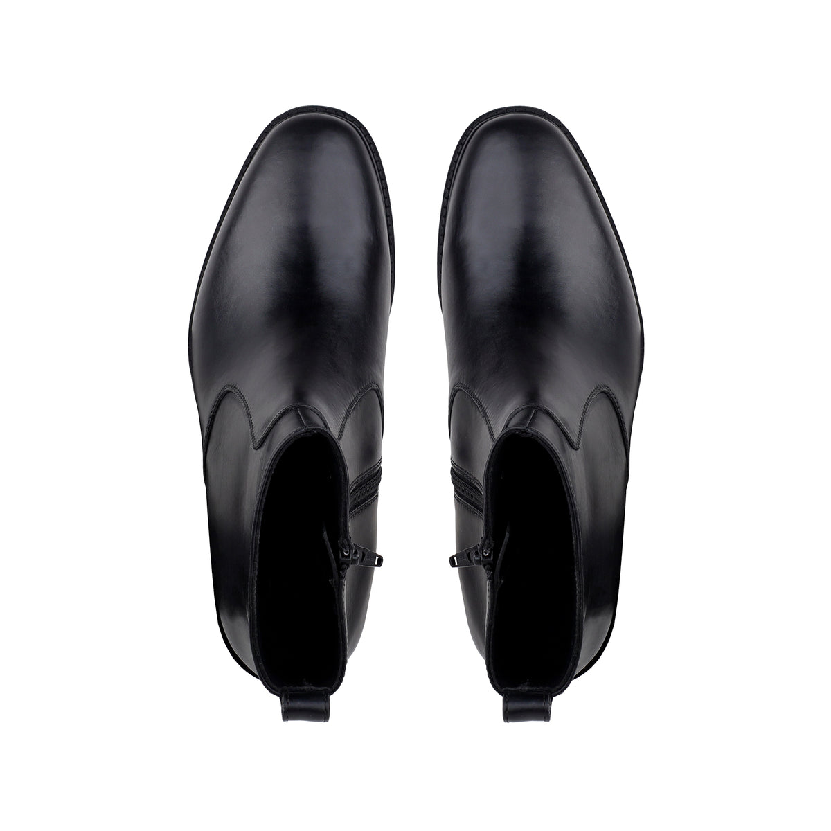 Drake - Men's Black Calf Leather Chelsea Boot
