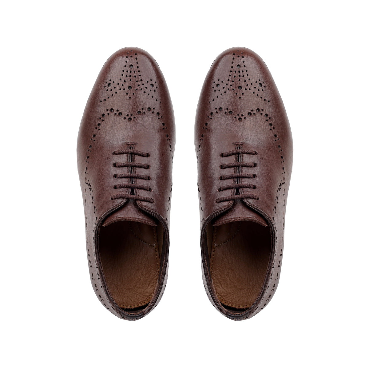 Cade - Children's Light Brown Leather Oxford