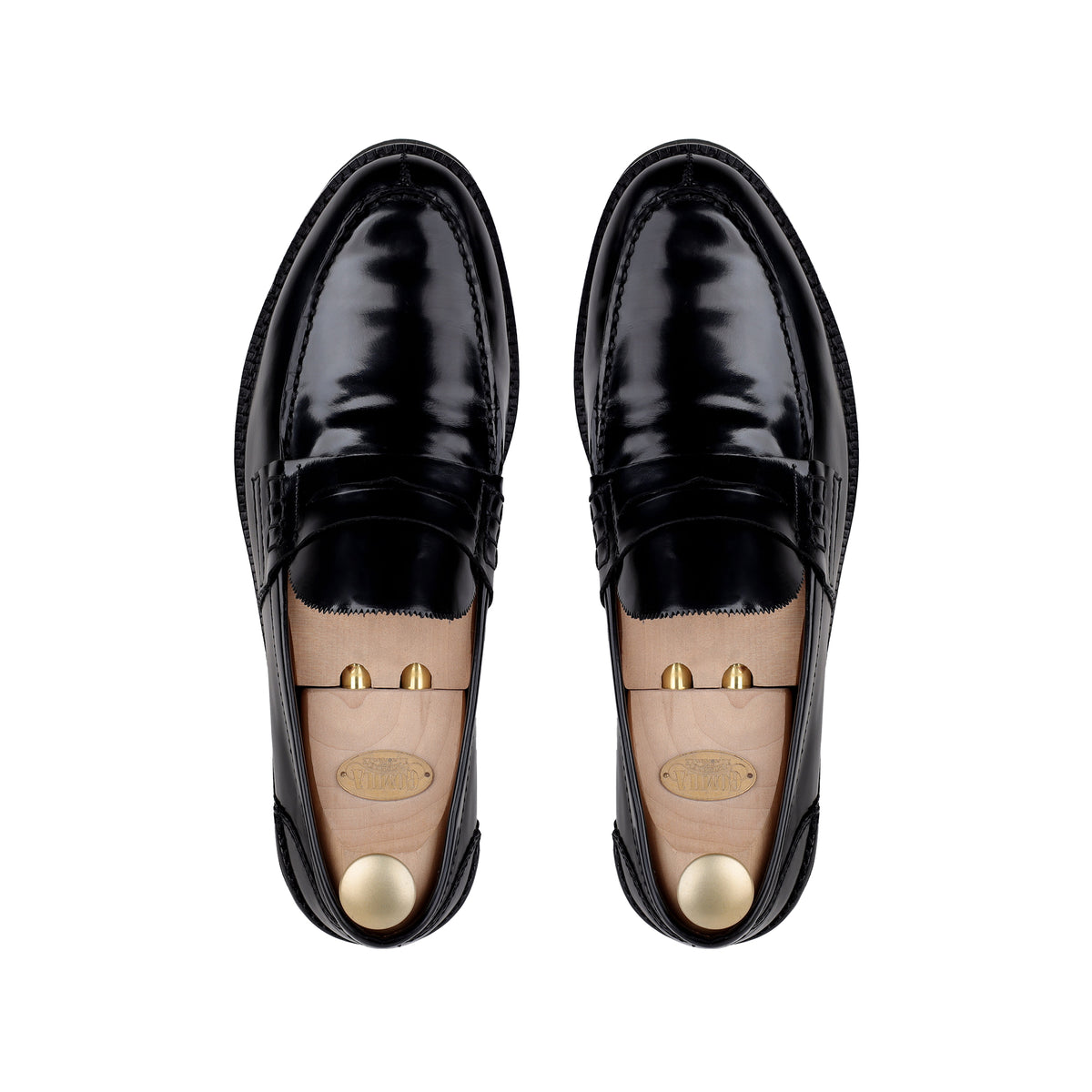 Collin - Men's Black Box Leather Loafer