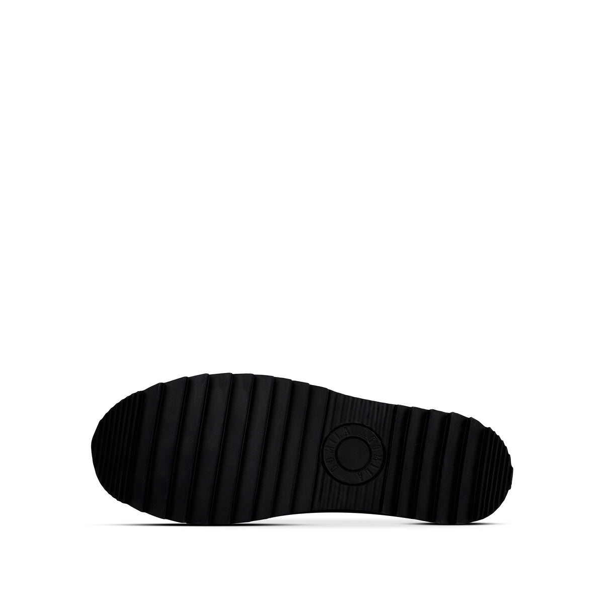 Neil - Men's Black Milled Leather Sneaker