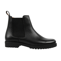 Ryze - Men's Black Pebble Grain Leather Chelsea Boot