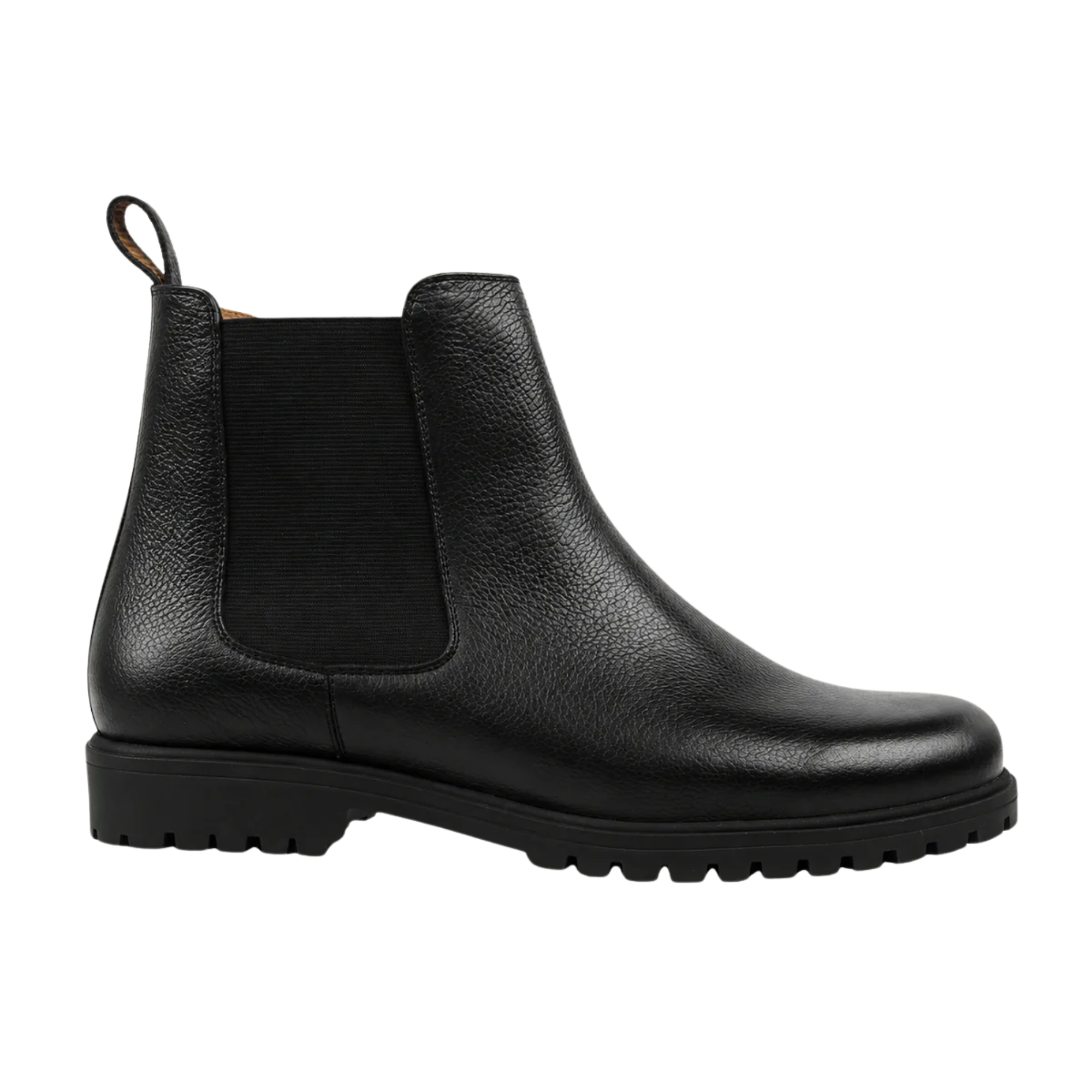 Ryze - Men's Black Pebble Grain Leather Chelsea Boot
