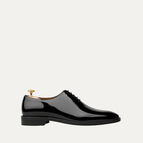 Carmelo - Men's Black Patent Leather Wholecut Shoe