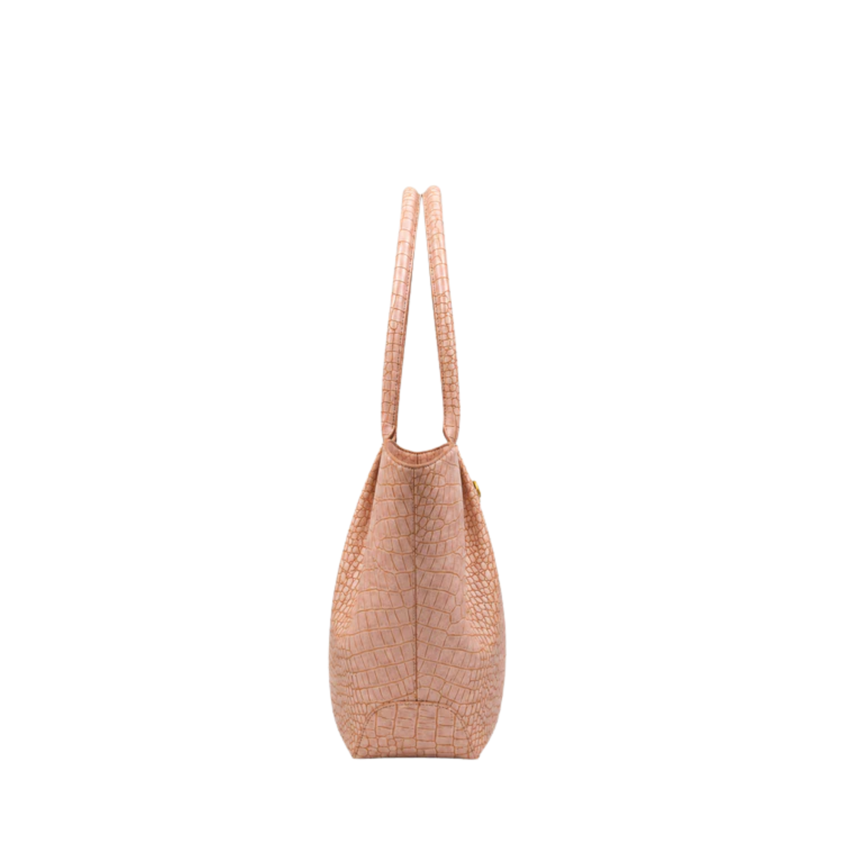 Luvra - Pink Crocodile Rexin Bag