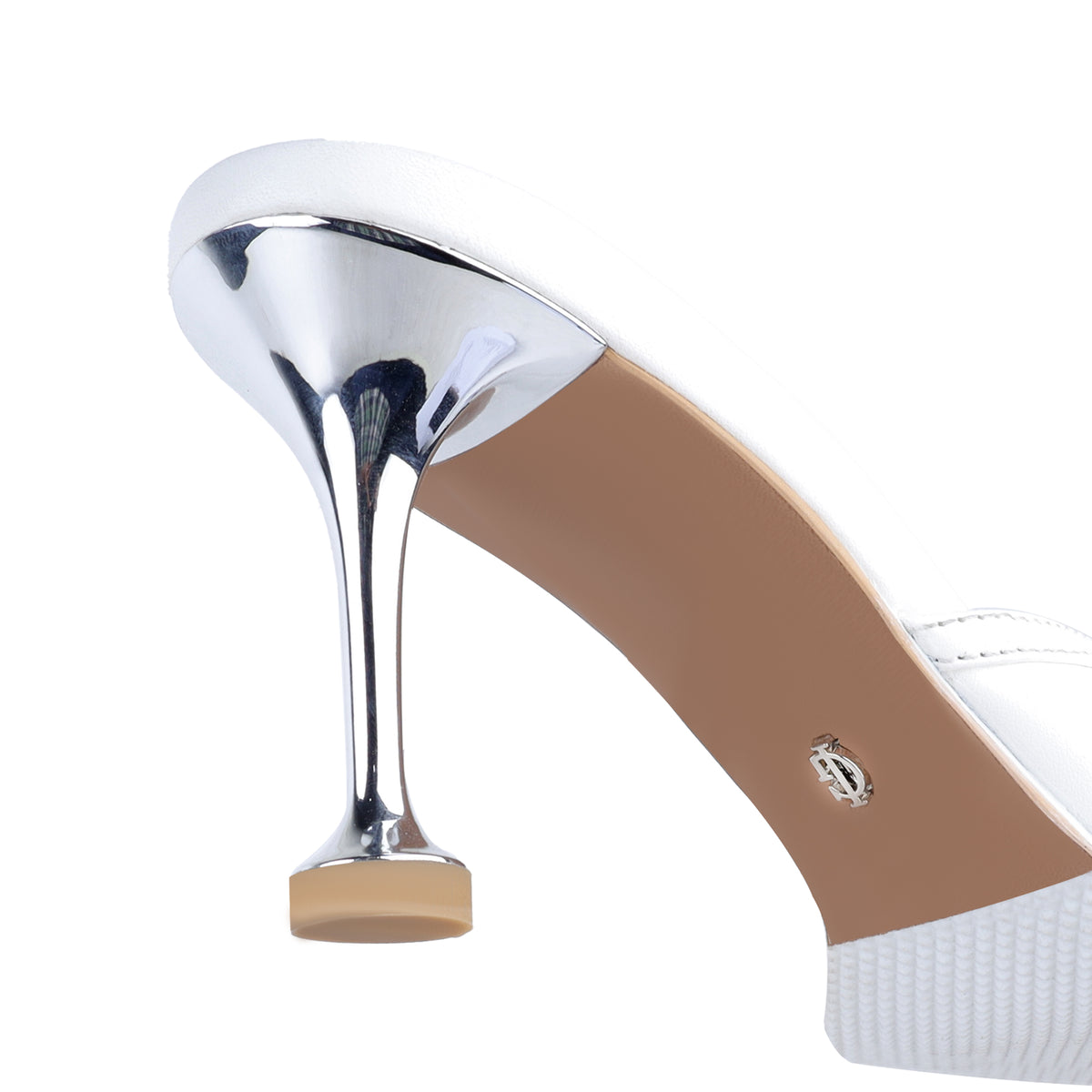Kate - Women’s White 70mm Heels