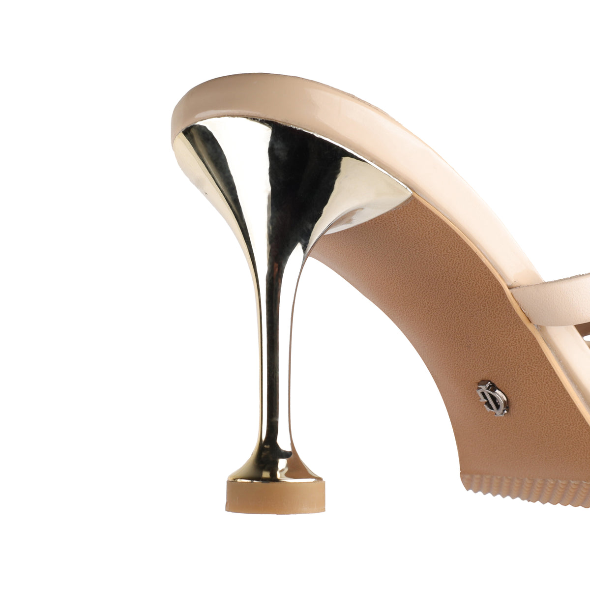 Elena - Women’s Beige 70mm Heels