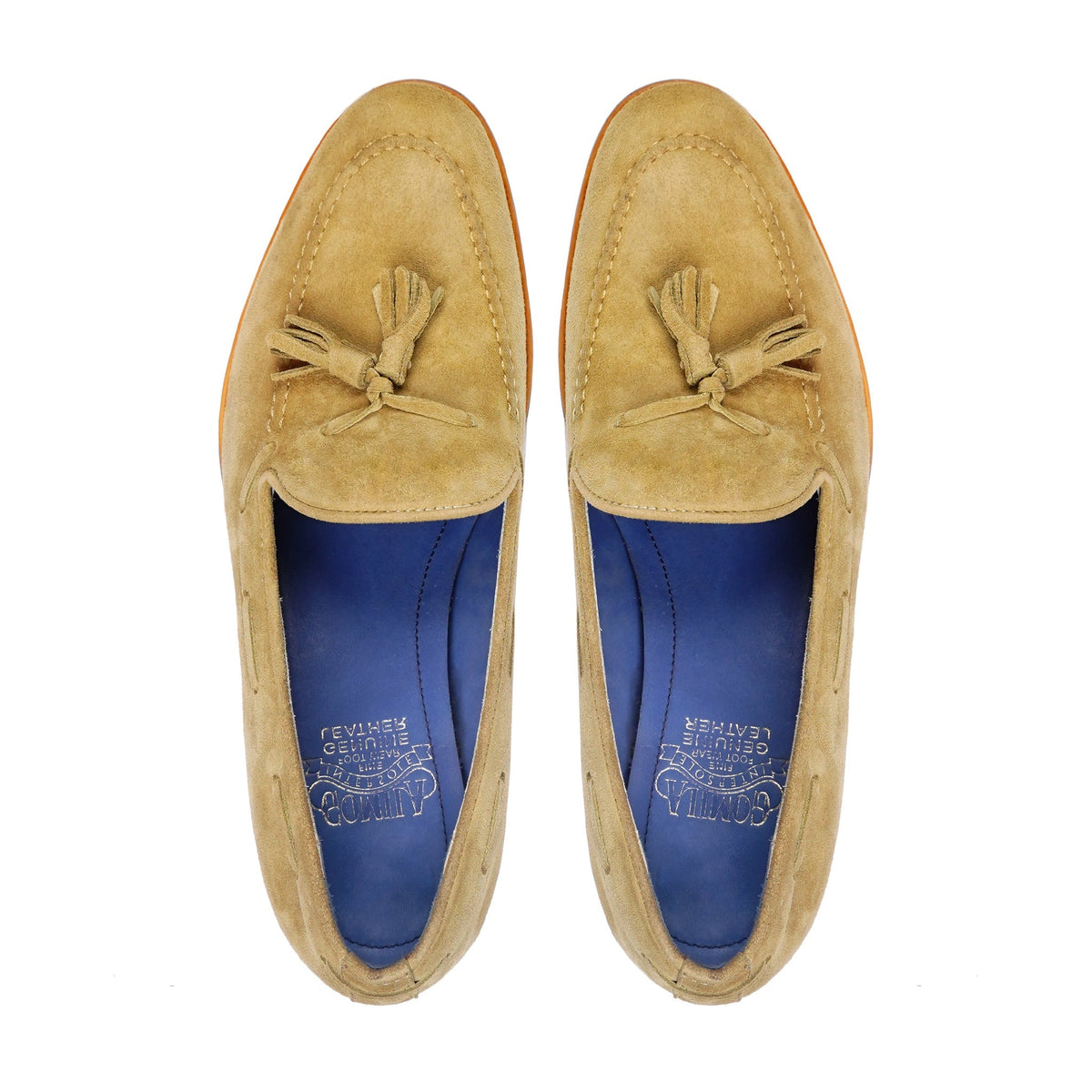 Tuscana - Men's Camel Kid Suede Loafer