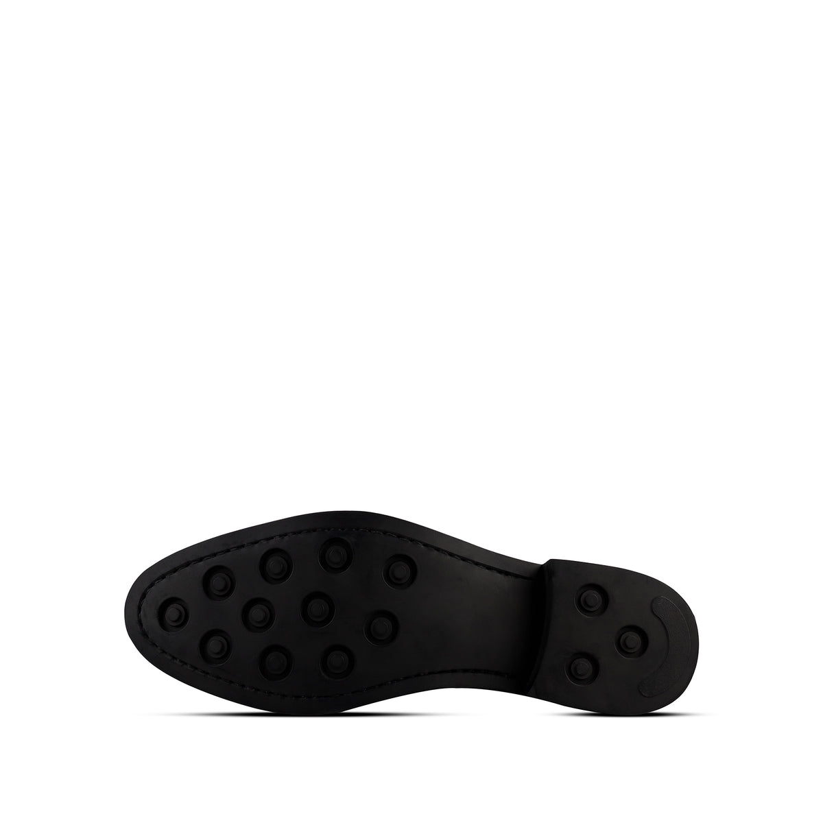Dubasari - Men's Dark Black Pebble Grain and Hand Woven Calf Leather Loafer