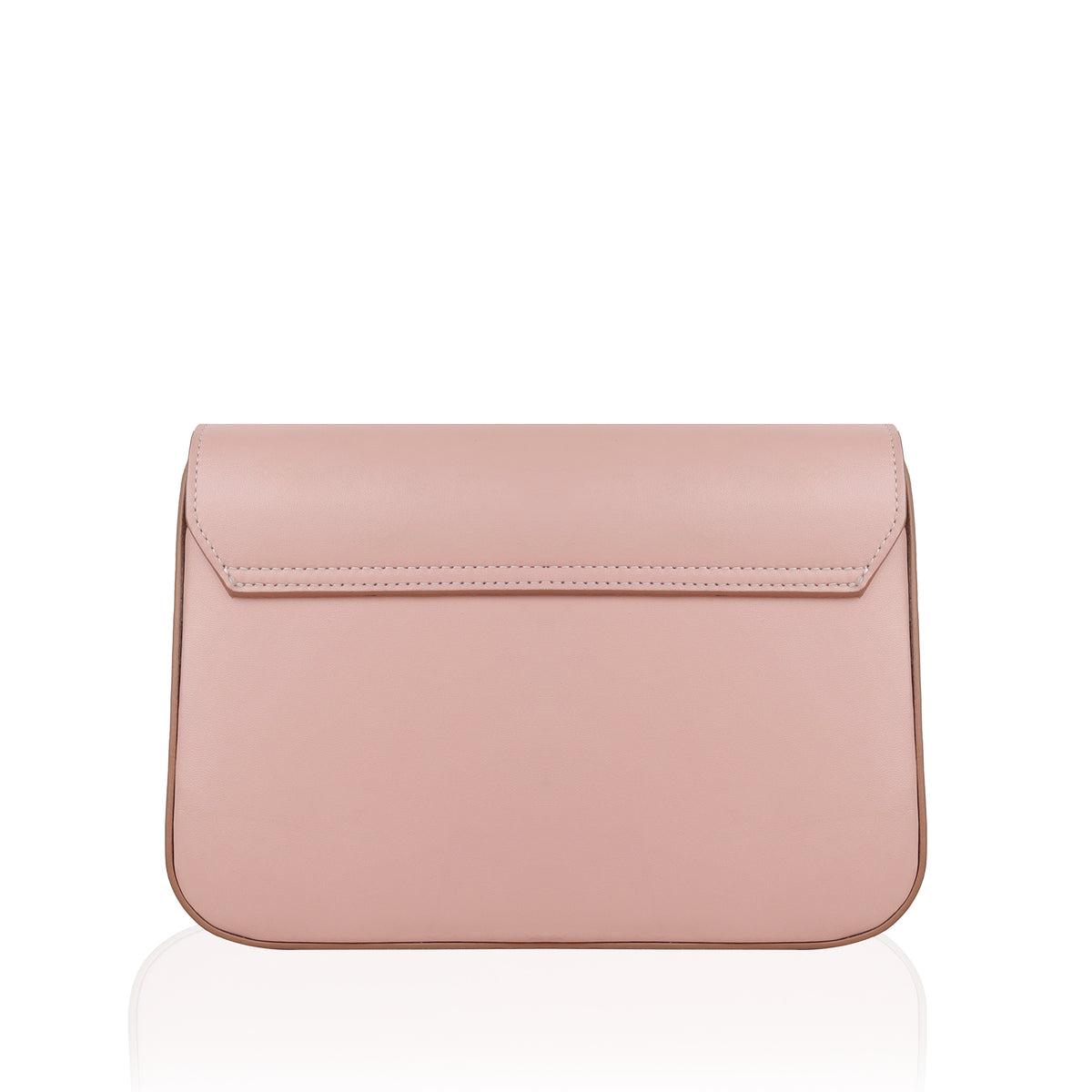 Alice - Women's Light Pink Leather Handbag