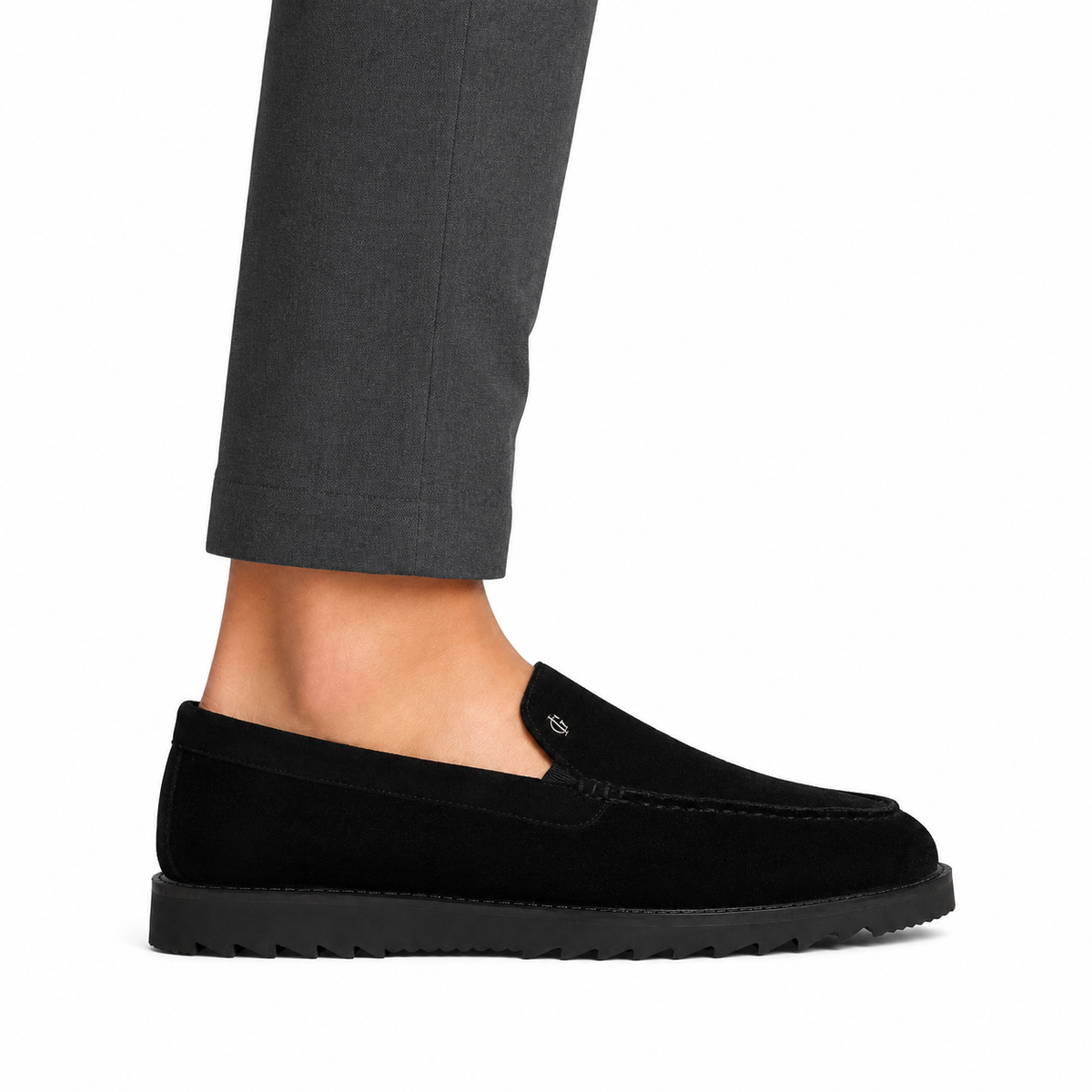 Lane - Men's Black Suede Sneaker
