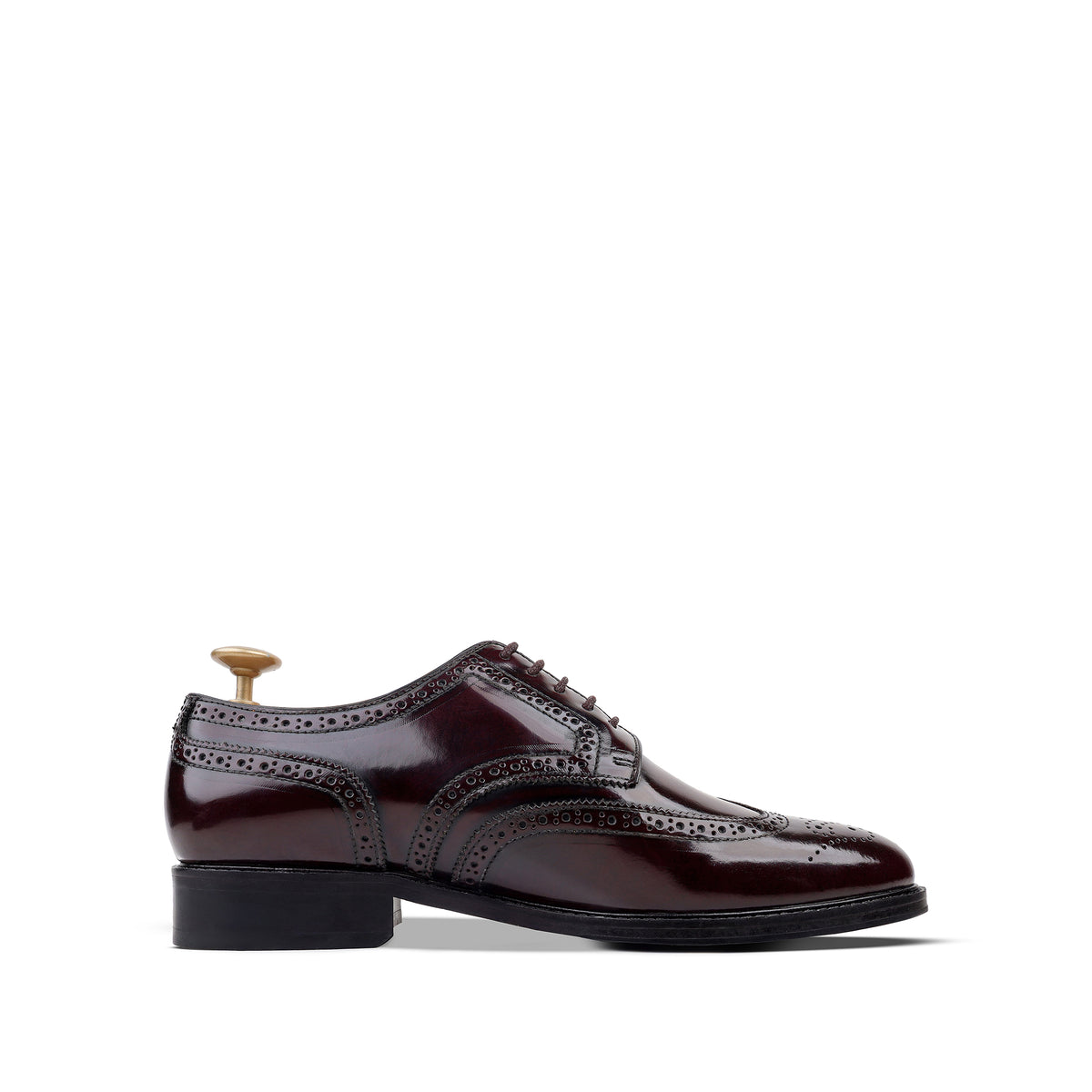 Arthur - Men's Burgundy Calf Leather Derby Shoe