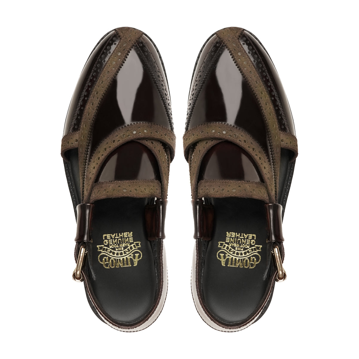 Musina - Dark Brown Box Leather Sandal