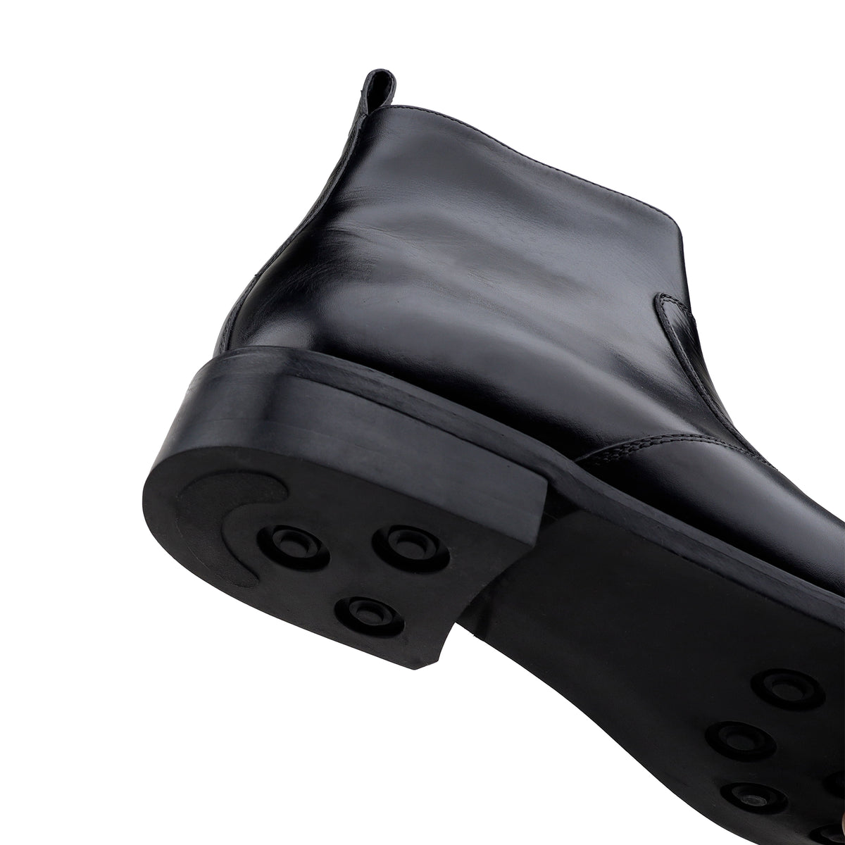 Drake - Men's Black Calf Leather Chelsea Boot