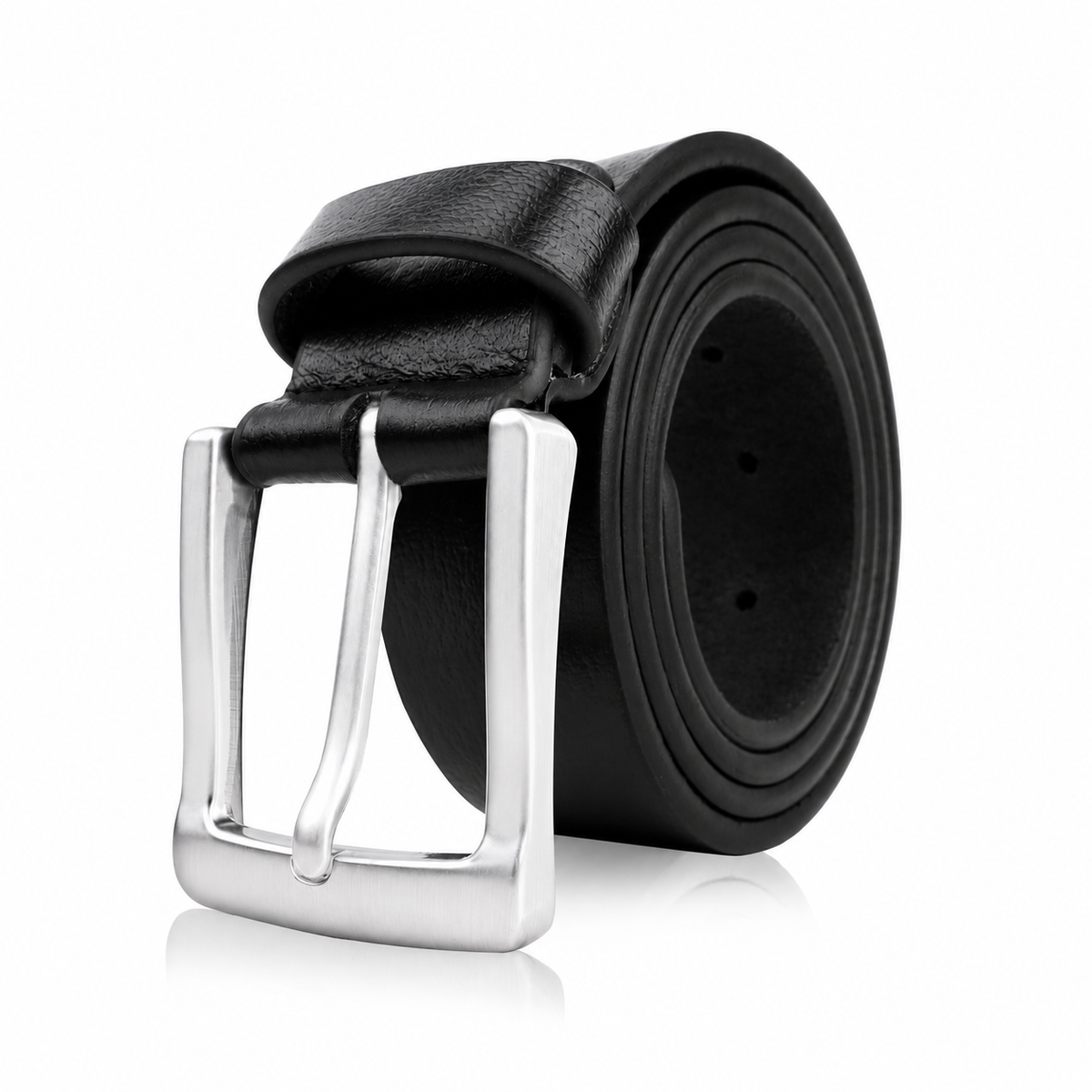 Belor - Men's Black Calf Leather Belt