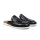 Rook - Men's Black Calf Leather Slipper