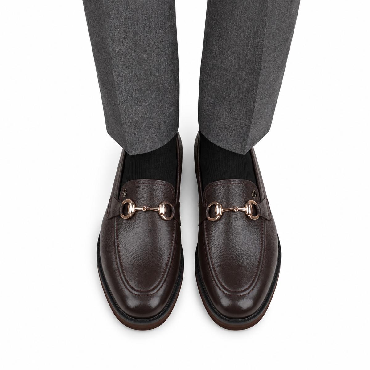 Bodie - Men's Dark Brown Milled Leather Casual