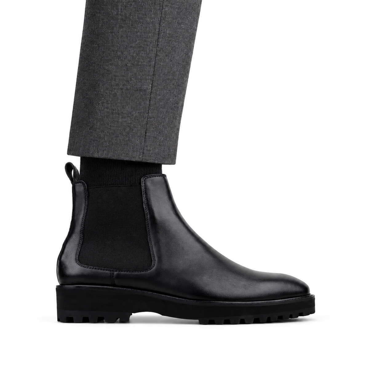 Casey - Men's Black Calf Leather Chelsea Boot