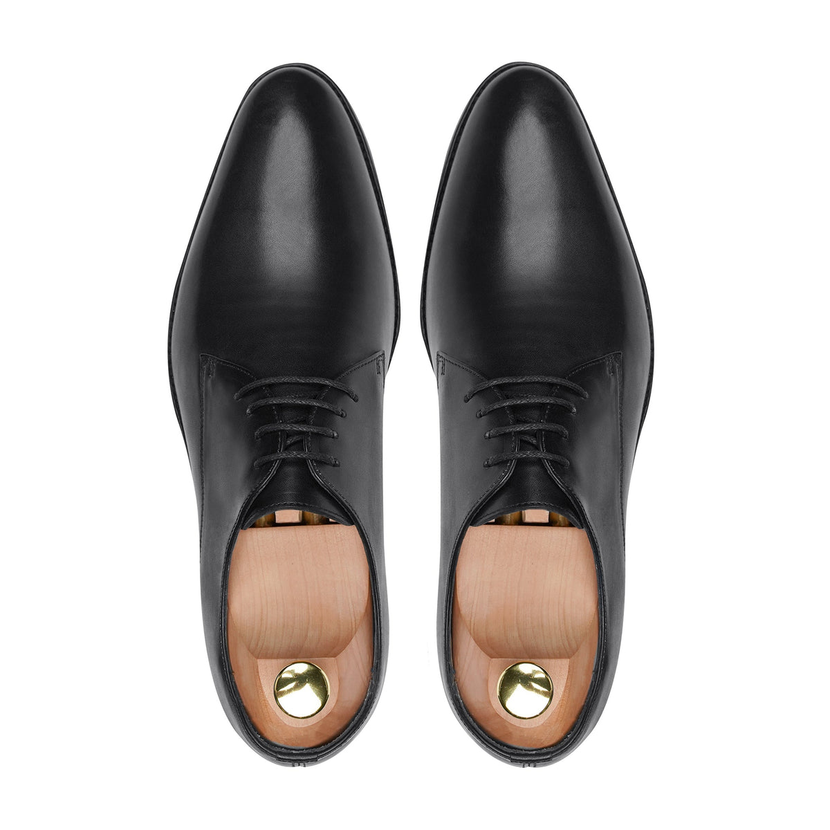 Bloomsbury - Men's Black Calf Leather Derby Shoe