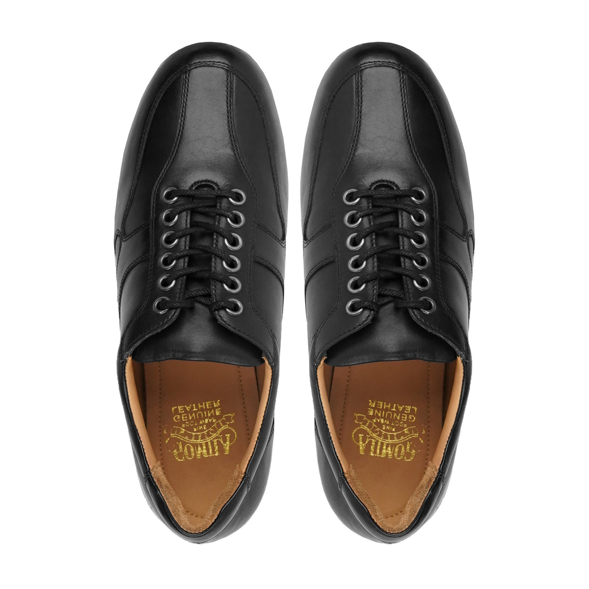 Cruze - Men's Black Calf Leather Jogger