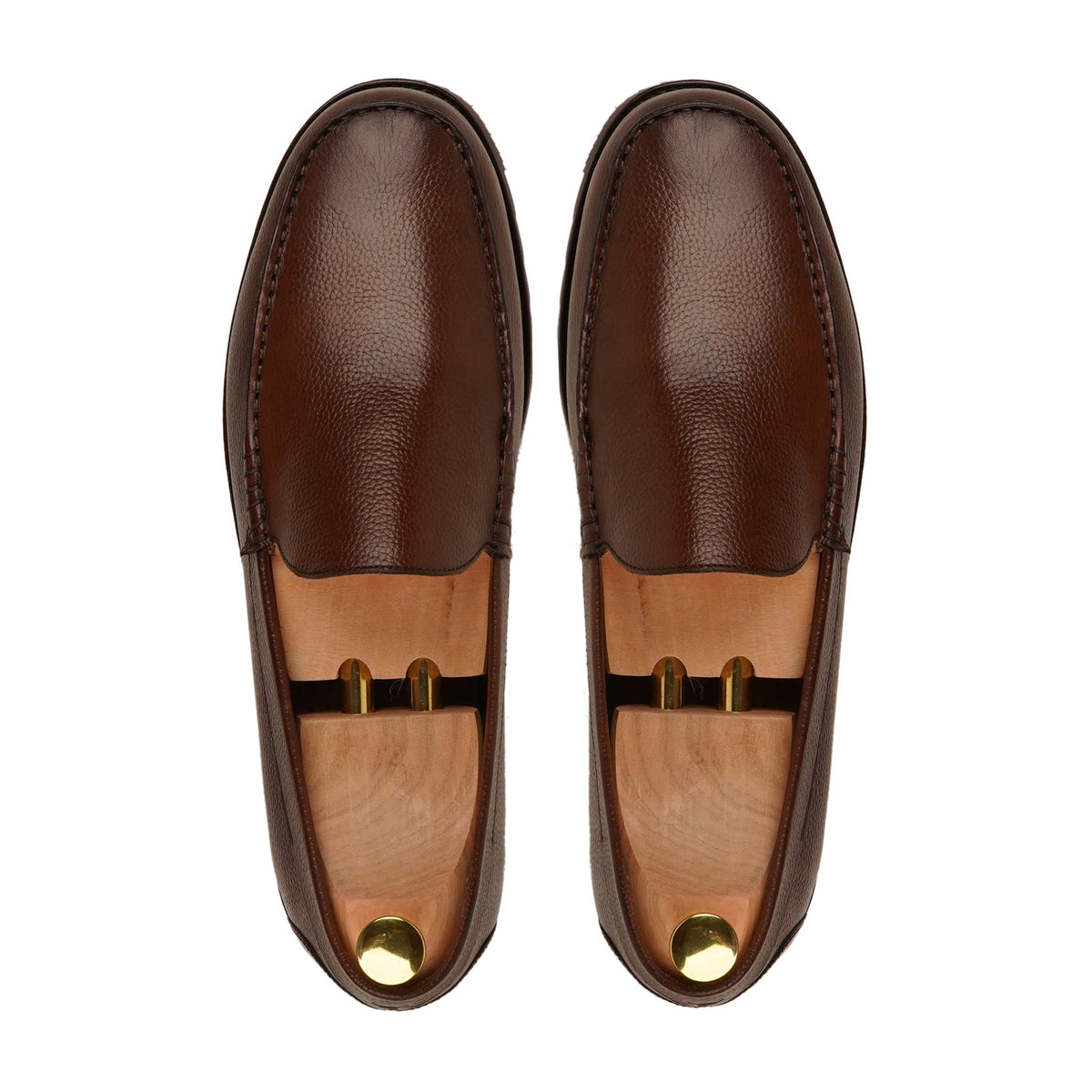 Wanderlust - Men's Oxblood Pebble Grain Leather Loafer