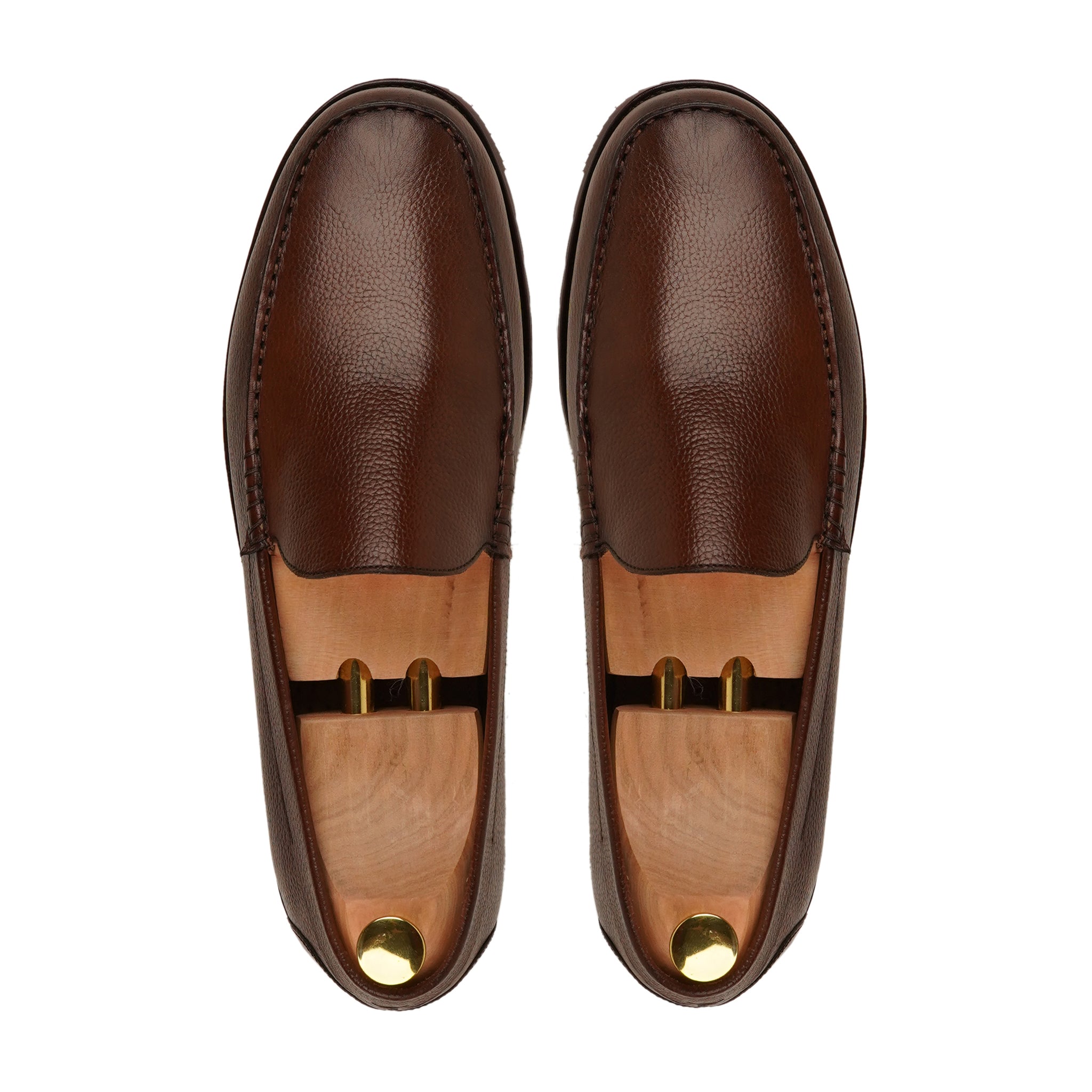 Wanderlust - Men's Oxblood Pebble Grain Leather Loafer