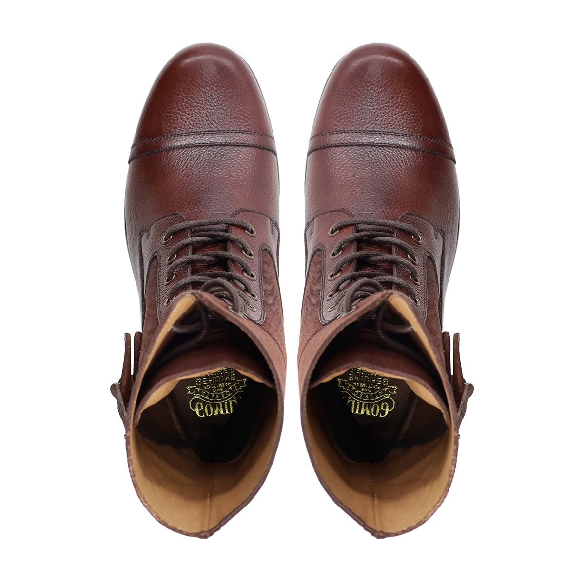 Okmok - Men's Oxblood Pebble Grain Leather Boot