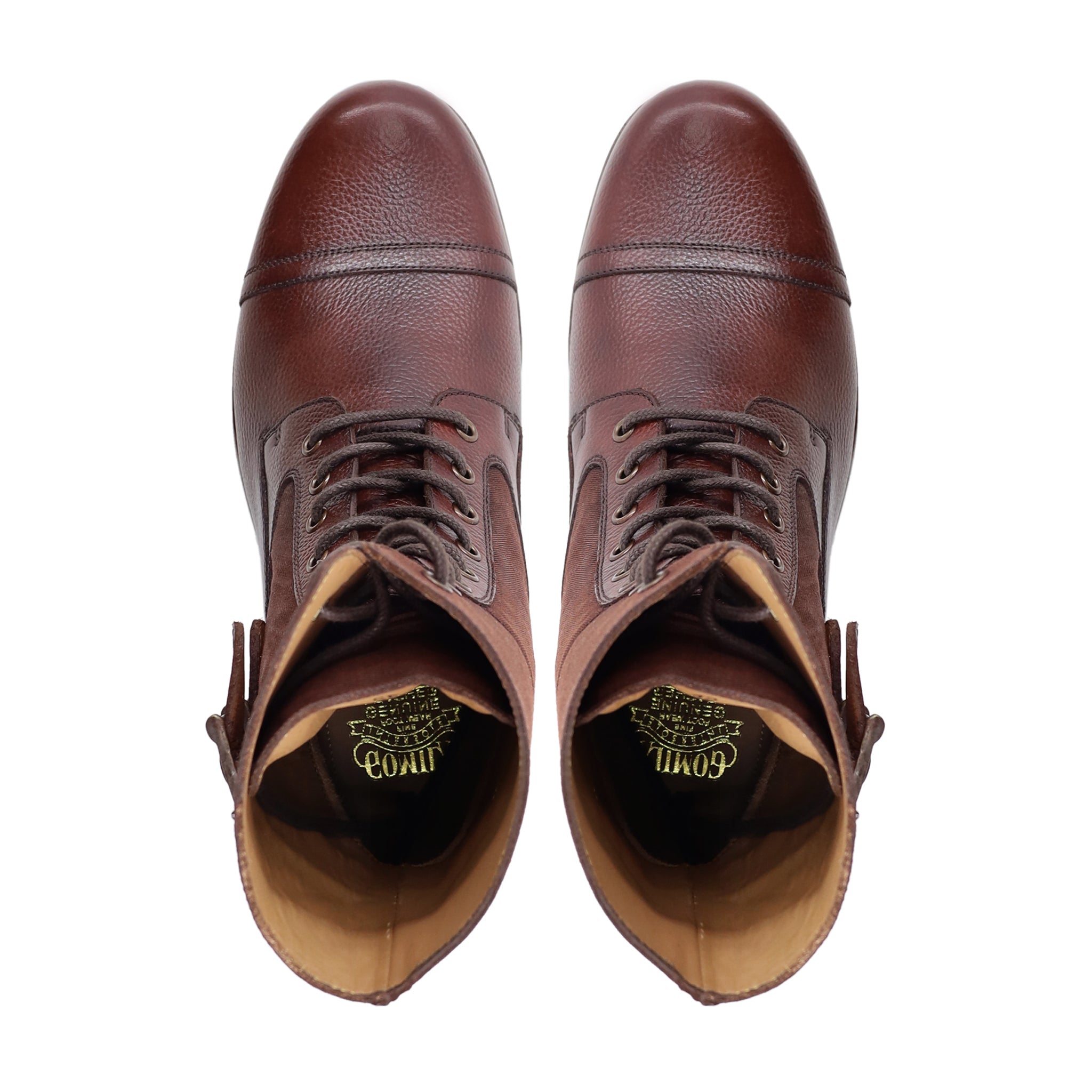 Okmok - Men's Oxblood Pebble Grain Leather Boot