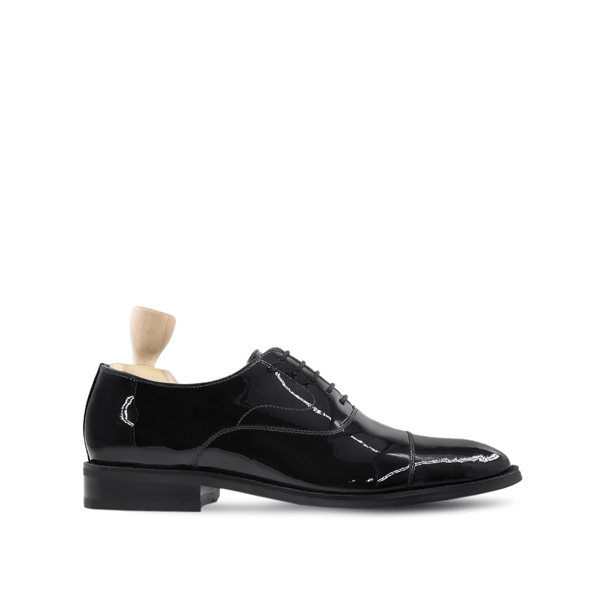 Aang - Men's Black Patent Leather Oxford Shoe