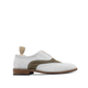 Anson - Men's White and Brown Kid Suede Oxford Shoe