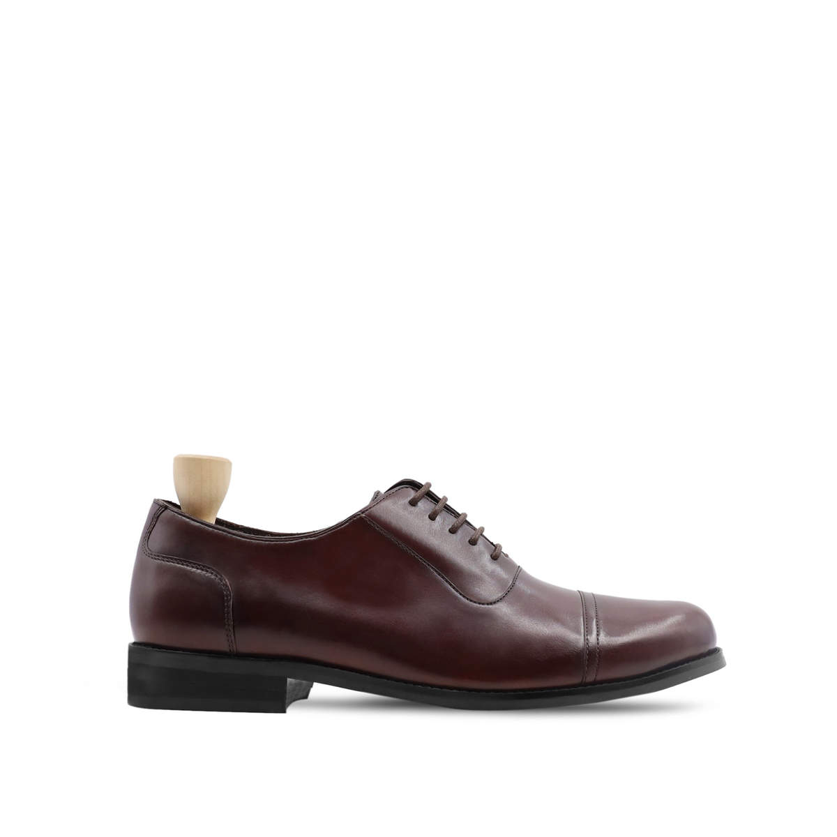 Atlanta - Men's Dark Brown Calf Leather Oxford Shoe