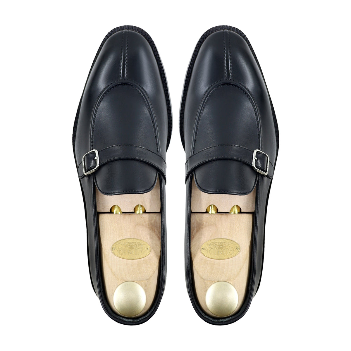 Barroz - Men's Black Calf Leather Loafer Shoe