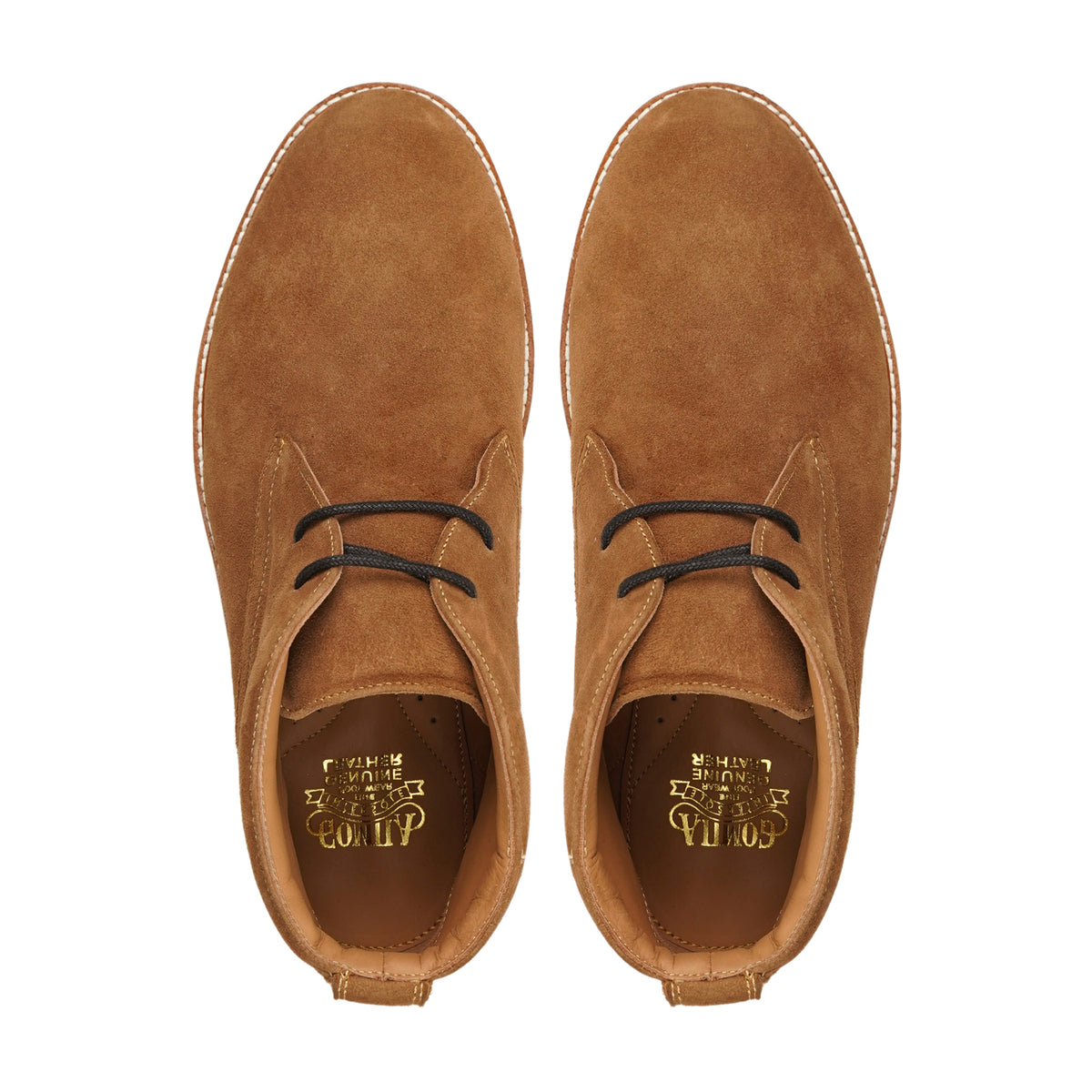 Cadmonix - Men's Camel Kid Suede Chukka Boot