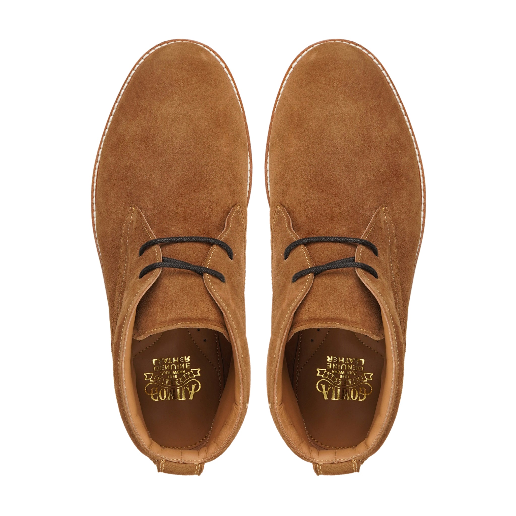 Cadmonix - Men's Camel Kid Suede Chukka Boot