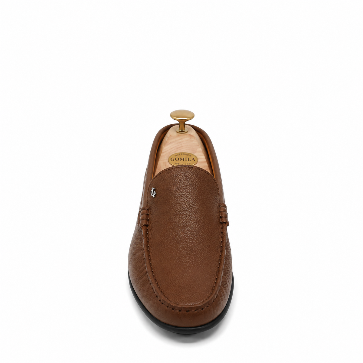 Voke - Men's Brown Pebble Grain Leather Driver Shoe