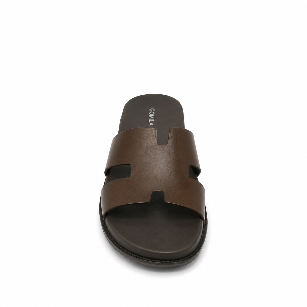 Fable - Men's Dark Brown Calf Leather Slipper