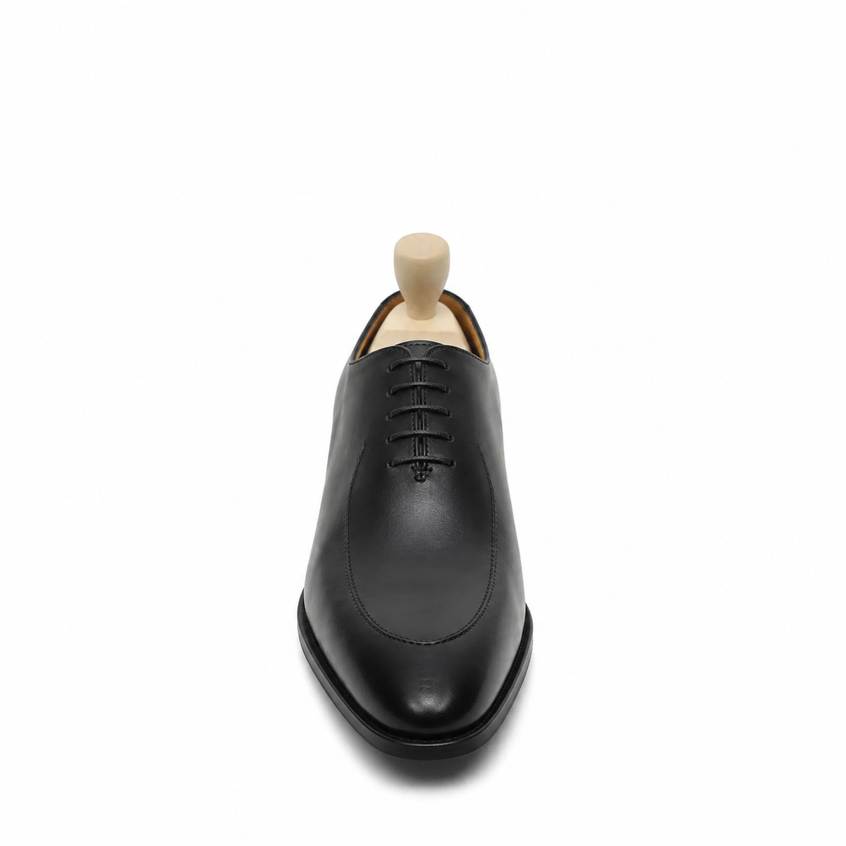 Geezil - Men's Black Calf Leather Wholecut Shoe
