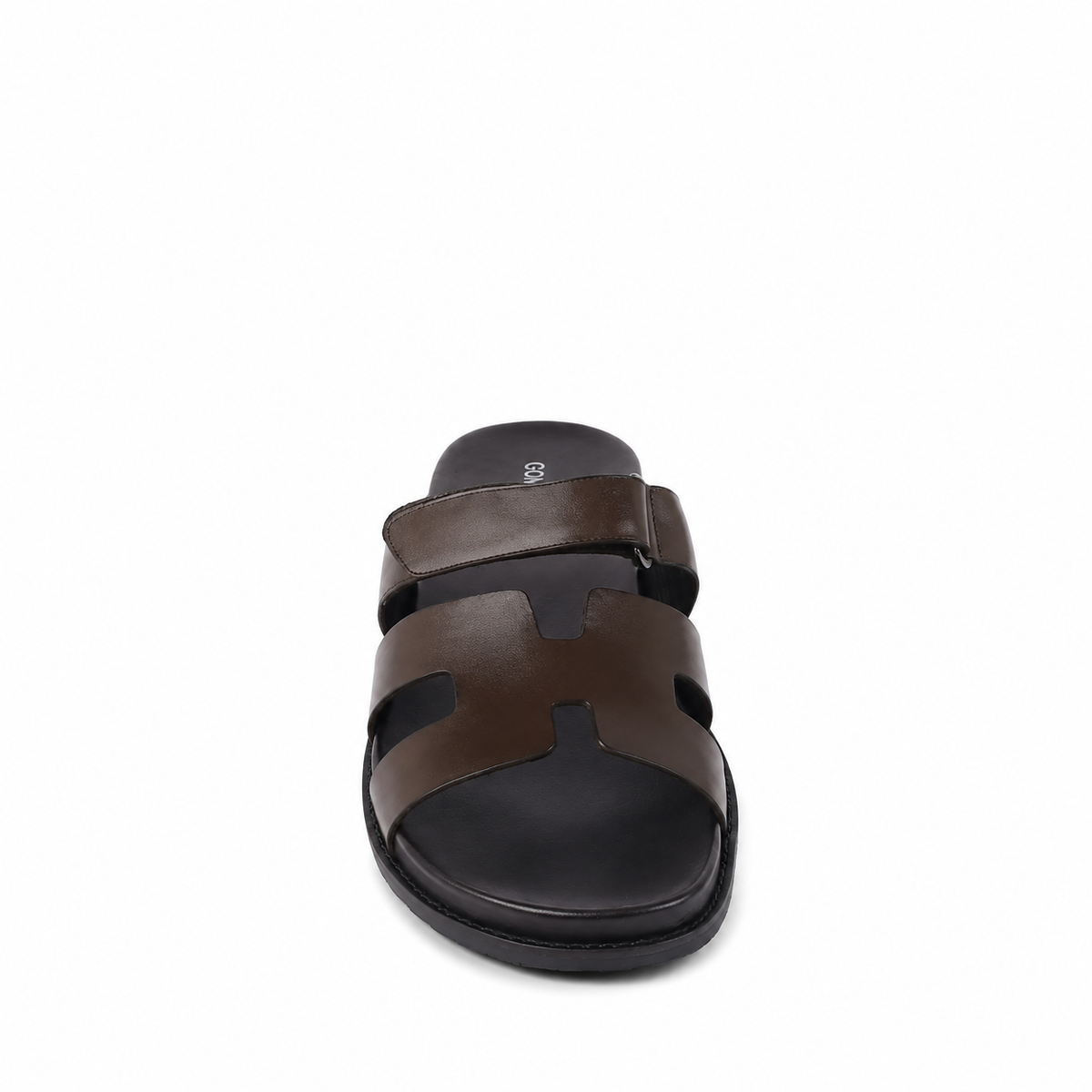 Alvaro - Men's Dark Brown Calf Leather Slipper